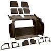 VT1134899 1978-79 Chevrolet Corvette; Rear Molded Carpet; Cutpile; Brown - image 1