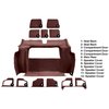 VT1134899 1978-79 Chevrolet Corvette; Rear Molded Carpet; Cutpile; Brown - image 3