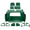 VT1135413 1979-80 Chevrolet Corvette; Rear Molded Carpet; w/ 2 Compartment Doors; Cutpile; Dark Green - image 2