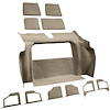 VT1135420 1979-80 Chevrolet Corvette; Rear Molded Carpet; w/ 2 Compartment Doors; Cutpile; Doeskin/Camel Tan - image 1