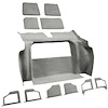 VT1135456 1979-80 Chevrolet Corvette; Rear Molded Carpet; w/ 2 Compartment Doors; Cutpile; Gray / Oyster - image 1