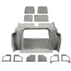 VT1135456 1979-80 Chevrolet Corvette; Rear Molded Carpet; w/ 2 Compartment Doors; Cutpile; Gray / Oyster - image 2