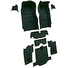 VT1135913 1966 Chevrolet Corvette; Coupe; Complete Molded Carpet Set; w/o Heel Pad; Loop; Dark Green - image 1