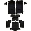 VT1136001 1965-66 Chevrolet Corvette; Roadster; Complete Molded Carpet Set; w/o Heel Pad; Loop; Black - image 2
