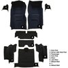 VT1136001 1965-66 Chevrolet Corvette; Roadster; Complete Molded Carpet Set; w/o Heel Pad; Loop; Black - image 4