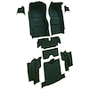 VT1136013 1965-66 Chevrolet Corvette; Roadster; Complete Molded Carpet Set; w/o Heel Pad; Loop; Dark Green - image 1