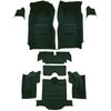 VT1136013 1965-66 Chevrolet Corvette; Roadster; Complete Molded Carpet Set; w/o Heel Pad; Loop; Dark Green - image 2
