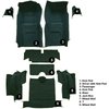 VT1136013 1965-66 Chevrolet Corvette; Roadster; Complete Molded Carpet Set; w/o Heel Pad; Loop; Dark Green - image 4