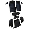 VT1136066 1965-66 Chevrolet Corvette; Roadster; Complete Molded Carpet Set; w/o Heel Pad; Loop; Midnight Blue - image 1