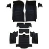 VT1136066 1965-66 Chevrolet Corvette; Roadster; Complete Molded Carpet Set; w/o Heel Pad; Loop; Midnight Blue - image 4