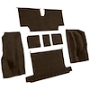 VT1136171 1973-75 Chevrolet Corvette; Roadster; Rear Molded Carpet; w/ Heel Pad; Loop; Dark Brown - image 1