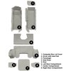 VT1136426 1997-04 Chevrolet Corvette; Coupe; Complete Molded Carpet Set; Cutpile; Oyster / Shale - image 4