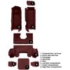 VT1136475 1997-04 Chevrolet Corvette; Coupe; Complete Molded Carpet Set; Cutpile; Claret / Oxblood - image 4