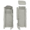 VT1136626 1997-04 Chevrolet Corvette; Coupe/Convertible; Front Molded Carpet Set; w/ Heel Pad; Cutpile; Oyster / Shale - image 2