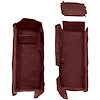 VT1136675 1997-04 Chevrolet Corvette; Coupe/Convertible; Front Molded Carpet Set; w/ Heel Pad; Cutpile; Claret / Oxblood - image 1