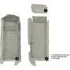 VT1136693 1997-04 Chevrolet Corvette; Coupe/Convertible; Front Molded Carpet Set; w/ Heel Pad; Cutpile; Antelope/Light Neutral - image 4