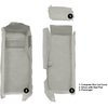 VT1136726 1997-04 Chevrolet Corvette; Coupe/Convertible; Front Molded Carpet Set; Cutpile; Oyster / Shale - image 4