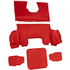 VT1136991 1997-04 Chevrolet Corvette; Coupe; Rear Molded Carpet; w/ Heel Pad; Cutpile; Torch Red - image 1