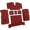 VT1137502 1968-70 Chevrolet Corvette; Rear Molded Carpet; w/o Heel Pad; Loop; Red - image 1