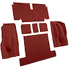VT1137602 1971-75 Chevrolet Corvette; Coupe; Rear Molded Carpet; w/o Heel Pad; Loop; Red - image 1