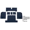 VT1137908 1977 Chevrolet Corvette; Rear Molded Carpet; w/o Heel Pad; Cutpile; Blue - image 3