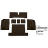 VT1137999 1977 Chevrolet Corvette; Rear Molded Carpet; w/o Heel Pad; Cutpile; Brown - image 3