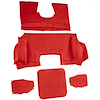 VT1138991 1998-00 Chevrolet Corvette; Convertible; Rear Molded Carpet; Cutpile; Torch Red - image 1