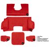 VT1138991 1998-00 Chevrolet Corvette; Convertible; Rear Molded Carpet; Cutpile; Torch Red - image 3