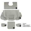 VT1139126 2001-04 Chevrolet Corvette; Hardtop/Convertible; Rear Molded Carpet; w/ Heel Pad; Cutpile; Oyster / Shale - image 3