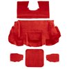 VT1139191 2001-04 Chevrolet Corvette; Hardtop/Convertible; Rear Molded Carpet; w/ Heel Pad; Cutpile; Torch Red - image 2