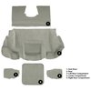 VT1139193 2001-04 Chevrolet Corvette; Hardtop/Convertible; Rear Molded Carpet; w/ Heel Pad; Cutpile; Antelope/Light Neutral - image 3