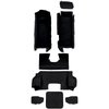 VT1139501 1998-00 Chevrolet Corvette; Hardtop/Convertible; Complete Molded Carpet Set; Cutpile; Black - image 2