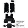 VT1139501 1998-00 Chevrolet Corvette; Hardtop/Convertible; Complete Molded Carpet Set; Cutpile; Black - image 4