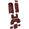 VT1139575 1998-00 Chevrolet Corvette; Hardtop/Convertible; Complete Molded Carpet Set; Cutpile; Claret / Oxblood - image 1