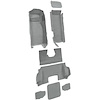 VT1139583 1998-00 Chevrolet Corvette; Hardtop/Convertible; Complete Molded Carpet Set; Cutpile; Medium Gray/Pewter - image 1