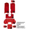 VT1139591 1998-00 Chevrolet Corvette; Hardtop/Convertible; Complete Molded Carpet Set; Cutpile; Torch Red - image 4