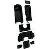 VT1139601 1998-00 Chevrolet Corvette; Hardtop/Convertible; Complete Molded Carpet Set; Truvette; Black - image 1