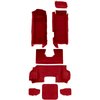 VT1139691 1998-00 Chevrolet Corvette; Hardtop/Convertible; Complete Molded Carpet Set; Truvette; Torch Red - image 2