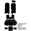 VT1139801 2001-04 Chevrolet Corvette; Hardtop/Convertible; Complete Molded Carpet Set; Cutpile; Black - image 4