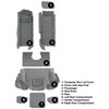 VT1139883 2001-04 Chevrolet Corvette; Hardtop/Convertible; Complete Molded Carpet Set; Cutpile; Medium Gray/Pewter - image 4