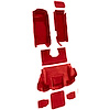 VT1139891 2001-04 Chevrolet Corvette; Hardtop/Convertible; Complete Molded Carpet Set; Cutpile; Torch Red - image 1