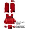 VT1139891 2001-04 Chevrolet Corvette; Hardtop/Convertible; Complete Molded Carpet Set; Cutpile; Torch Red - image 4