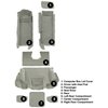 VT1139893 2001-04 Chevrolet Corvette; Hardtop/Convertible; Complete Molded Carpet Set; Cutpile; Antelope/Light Neutral - image 4