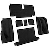 VT1140801 1971-72 Chevrolet Corvette; Roadster; Rear Molded Carpet; w/o Heel Pad; Loop; Black - image 1