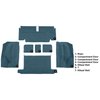 VT1140804 1971-72 Chevrolet Corvette; Roadster; Rear Molded Carpet; w/o Heel Pad; Loop; Bright Blue - image 3