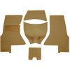 VT1152128 1956-57 Chevrolet Corvette; Complete Cut & Sewn Carpet Set; Daytona; Beige - image 2