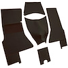 VT1152171 1956-57 Chevrolet Corvette; Complete Cut & Sewn Carpet Set; Daytona; Brown - image 1