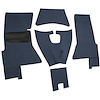 VT1156608 1958 Chevrolet Corvette; Complete Cut & Sewn Carpet Set; Foam Tuxedo; Blue - image 1