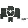VT1162838 1961-62 Chevrolet Corvette; Complete Cut & Sewn Carpet Set; Foam Tuxedo; Olive Black - image 4