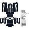 VT1163012 1963 Chevrolet Corvette; Coupe; Complete Cut & Sewn Carpet Kit; w/o Heel Pad; Loop; Dark Blue - image 4